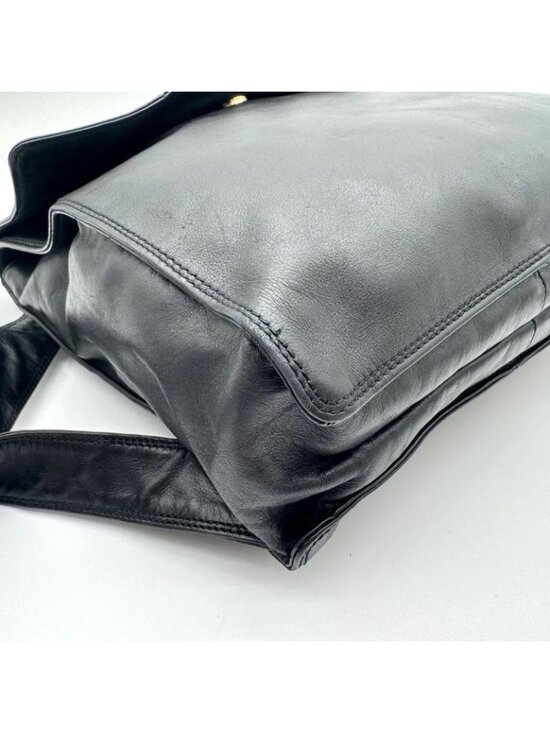 Chanel Backpack Big CC Logo Lambskin Leather Black with Seal main image 10